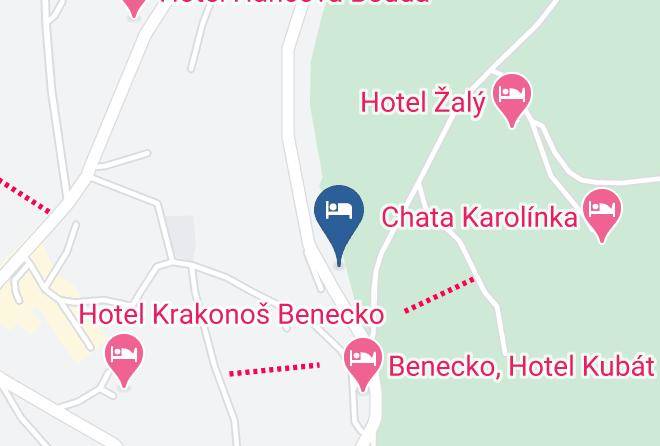 Semily - Pension Holubec Maps