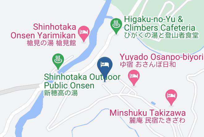 Takayama City - Pension Honomitei Maps