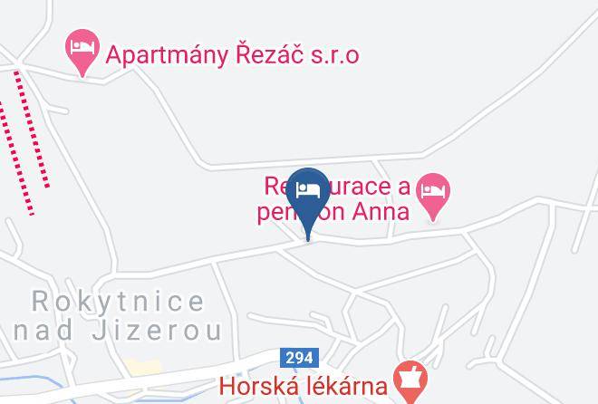 Semily - Pension Horalka Maps