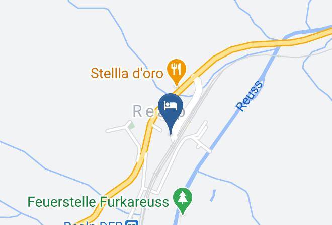 Realp - Pension Hotel Furka Maps
