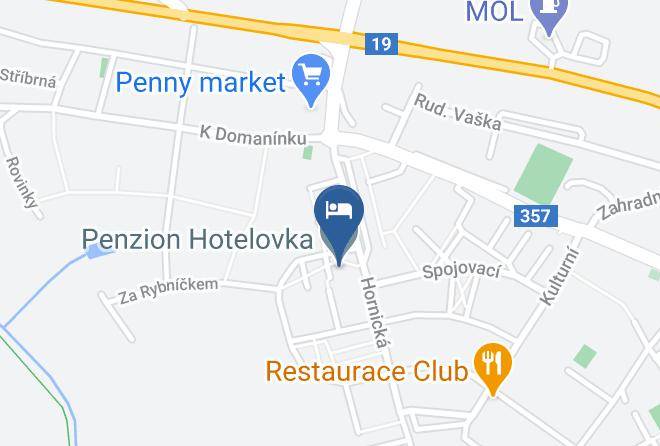 Zdar Nad Sazavou - Pension Hotelovka Maps