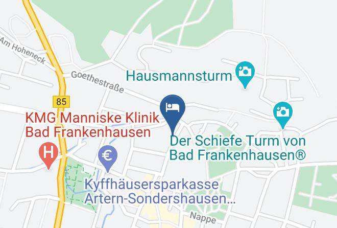 Kyffhauserkreis - Pension Haus Toskana Maps
