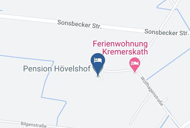 Wesel - Pension Hovelshof Maps