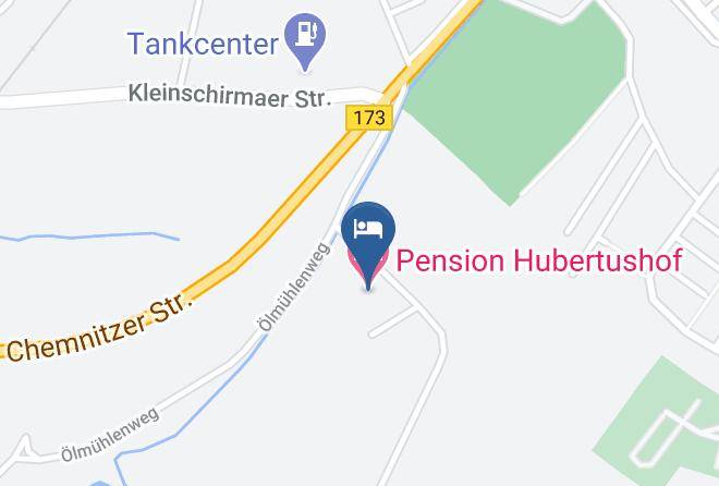 Mittelsachsen - Pension Hubertushof Maps