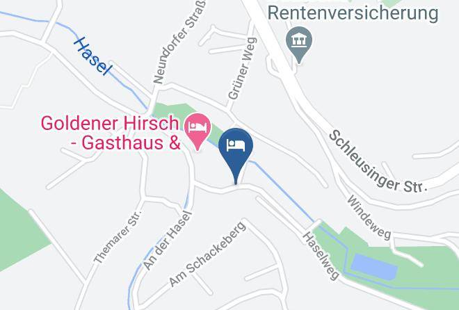 Suhl - Pension Im Haselweg Maps