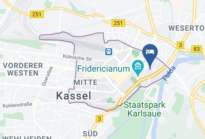 Kassel - Pension In Kassel Familie Hauck Maps