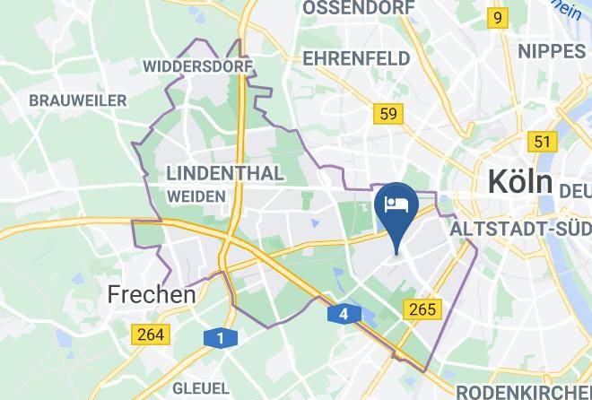 Cologne - Pension In Koln B Amelung Maps