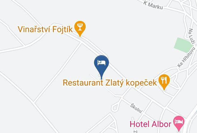 Hodonin - Pension In Park Maps