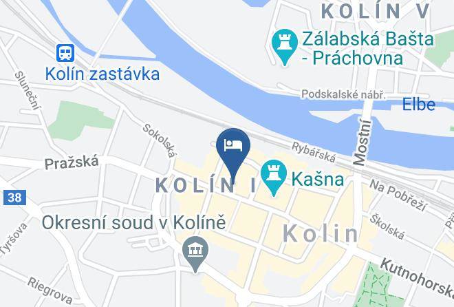 Kolin - Pension Inspirace Maps