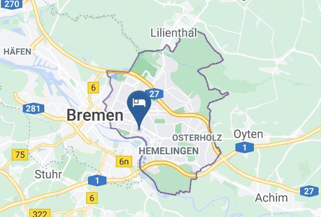 Stadt Bremen - Pension Insulaner Maps
