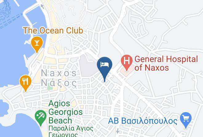 Naxos - Pension Irene 1 Maps