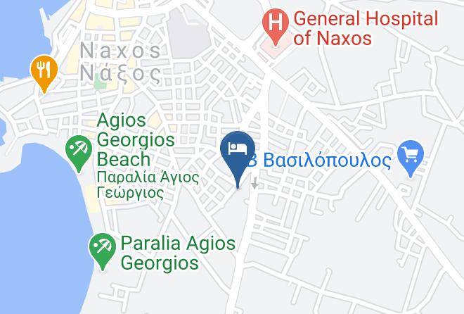 Naxos - Pension Irene 2 Naxos Maps