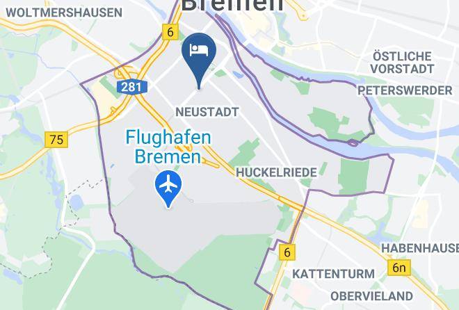 Stadt Bremen - Pension Isabel No2 Maps