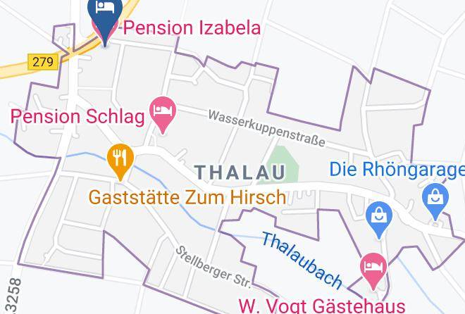 Fulda - Pension Izabela Maps