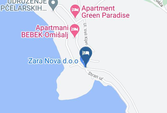 Omisalj - Pension Jadranka Maps