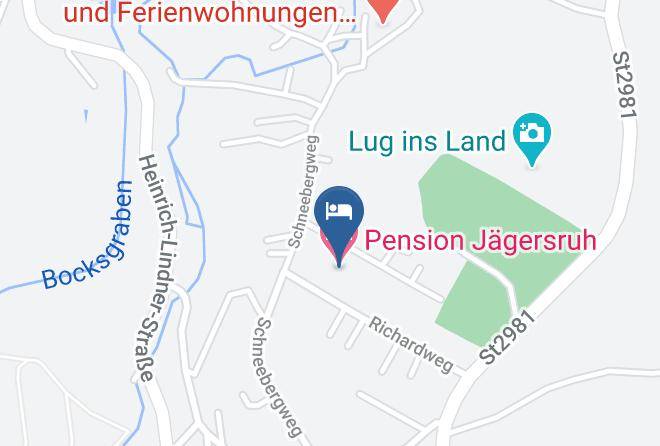 Bayreuth - Pension Jagersruh Maps