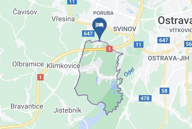 Ostrava - Pension Janova Maps
