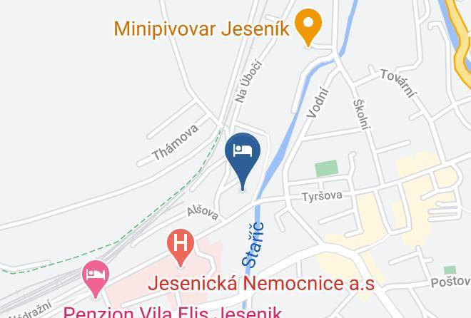 Jesenik - Pension Jesenik Maps