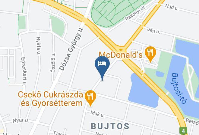 Nyiregyhaza - Pension Joco Maps