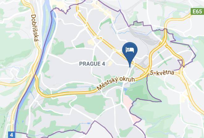 Prague - Pension Kacerov Maps