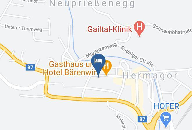 Hermagor - Pension Kaiser Von Osterreich Maps