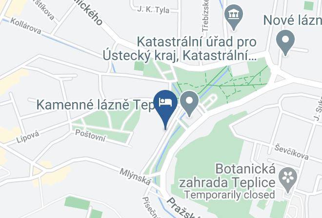 Teplitz - Pension Kamenky Maps