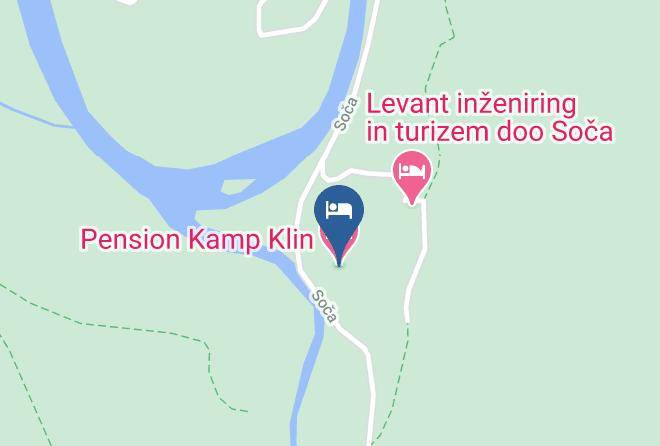 Bovec - Pension Kamp Klin Maps