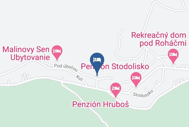 Tvrdosin - Pension Kamzik Maps