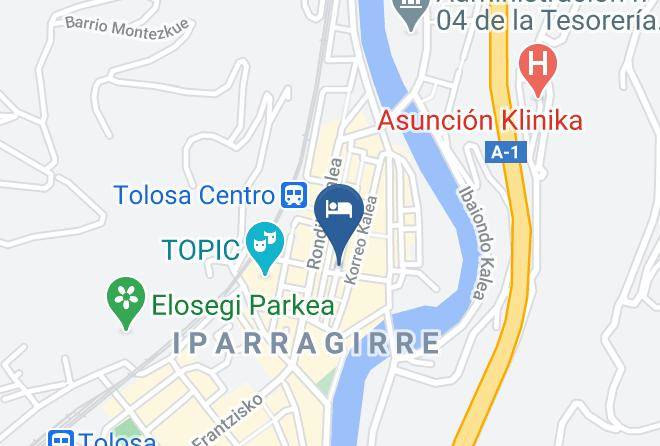 Gipuzkoa - Pension Karmentxu Maps