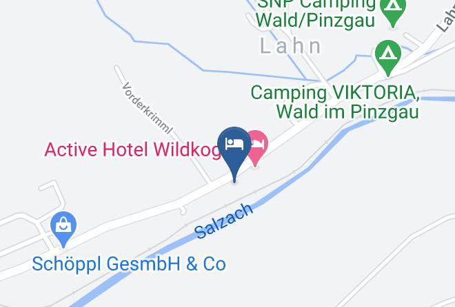 Zell Am See - Pension Kaserer Maps