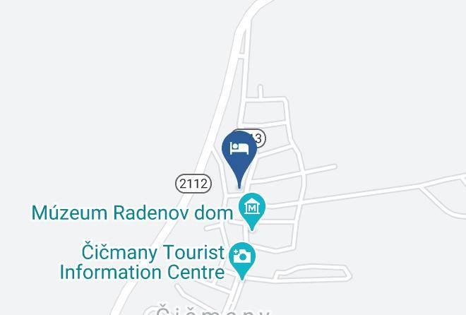 Cicmany - Pension Katka Maps