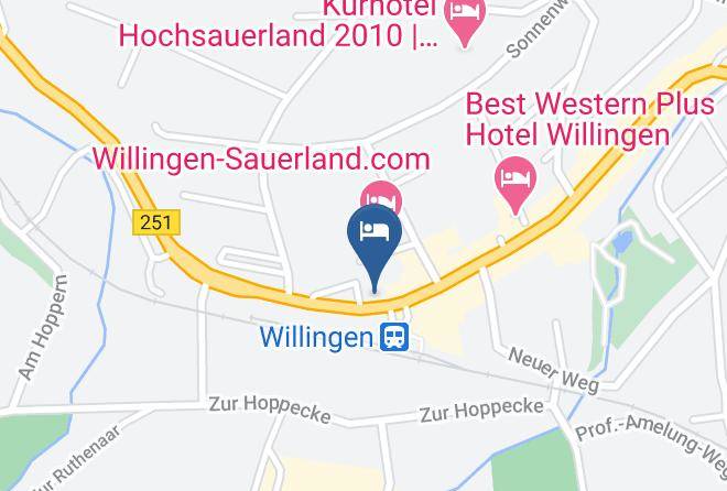 Waldeck Frankenberg - Pension Kesper Bangert Maps
