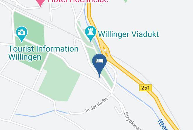 Waldeck Frankenberg - Pension Kesper Brunen Maps