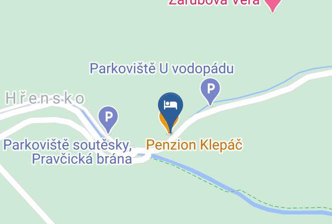 Decin - Pension Klepac Maps