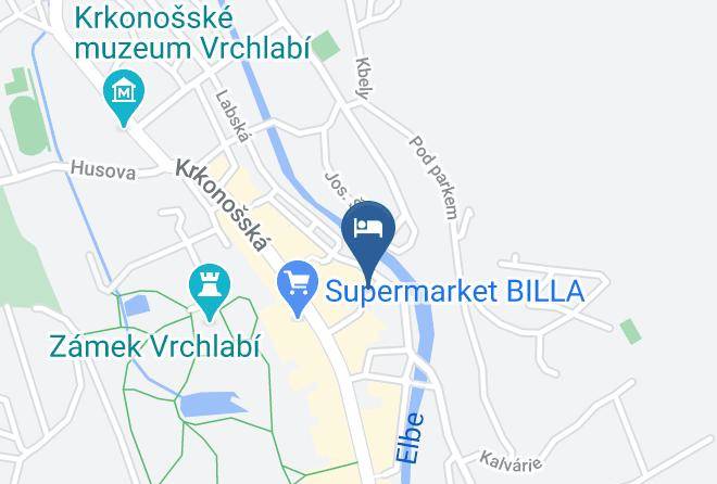 Trutnov - Pension Kobr Vrchlabi Maps