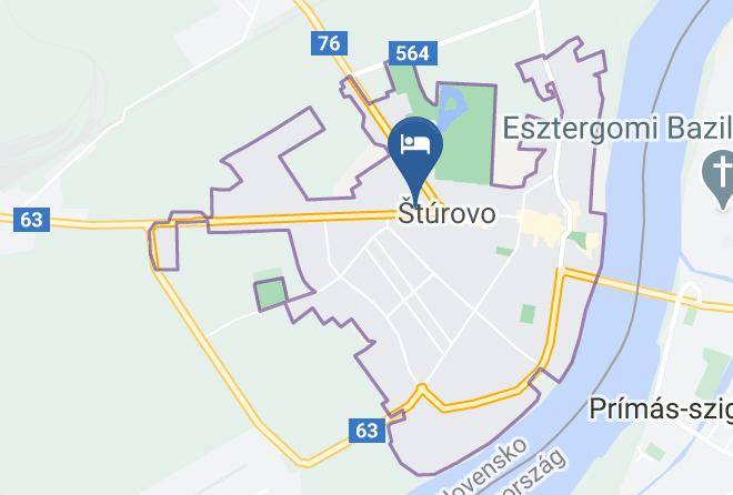 Nove Zamky - Pension Kormos Maps