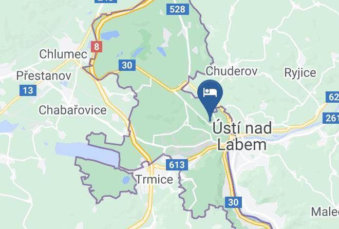 Usti Nad Labem - Pension Kralovka Maps
