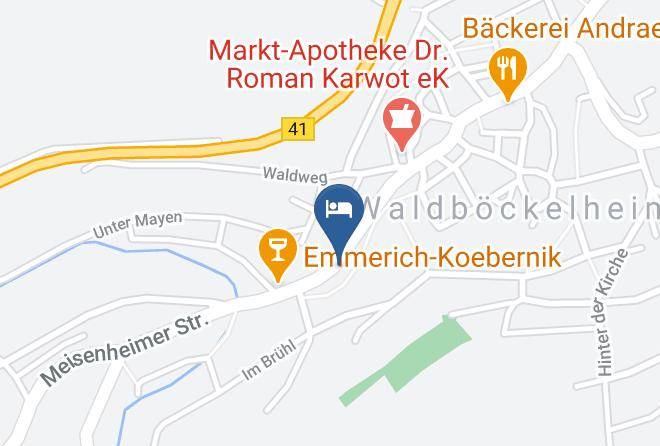 Bad Kreuznach - Pension Kramm Maps