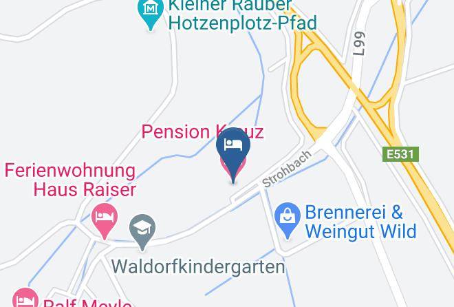 Ortenaukreis - Pension Kreuz Maps