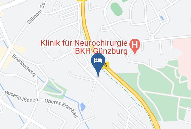 Gunzburg - Pension Kristalpark Maps