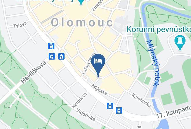 Olomouc - Pension Kriva Maps