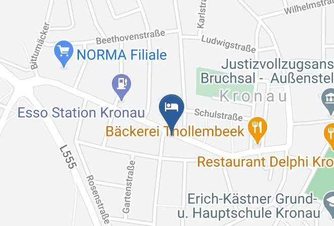 Karlsruhe - Pension Kronau Vanessa & Cafe Joker Maps