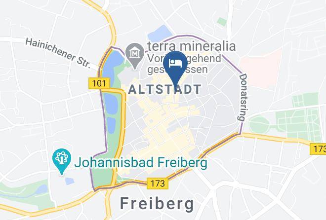 Mittelsachsen - Pension Krone Maps