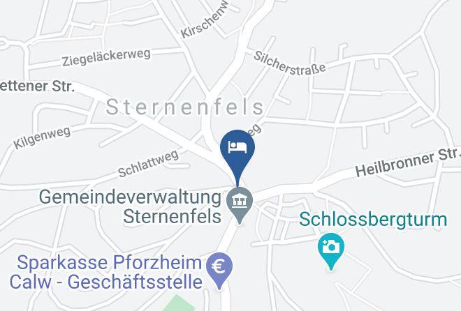 Enzkreis - Pension Krone Sternenfels Maps