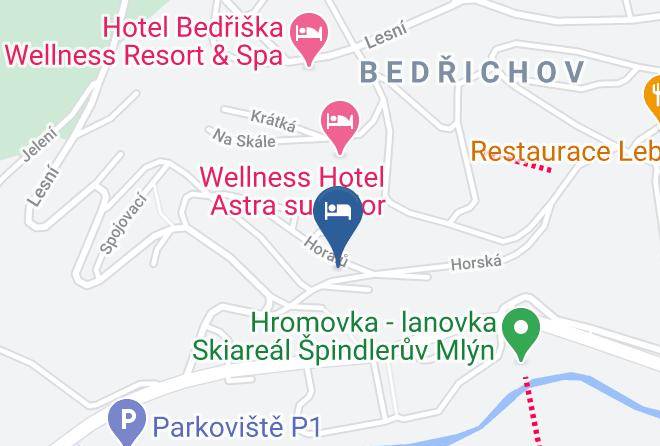 Trutnov - Pension Kubat Spindleruv Mlyn Maps