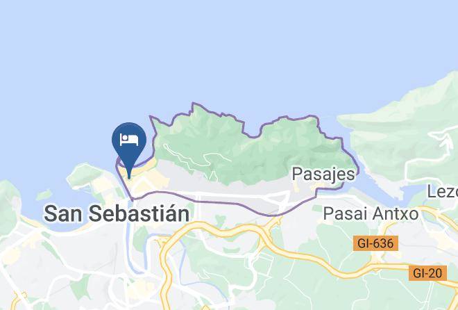 Gipuzkoa - Pension Kursaal Maps