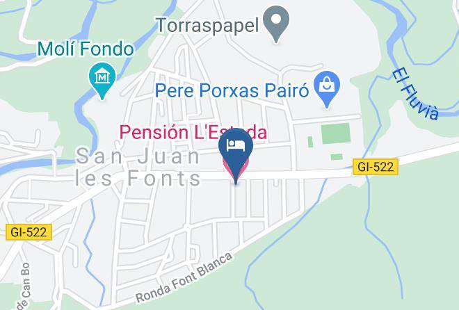 Girona - Pension L'estada Maps