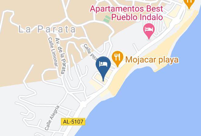 Almeria - Pension La Esperanza Playa Maps
