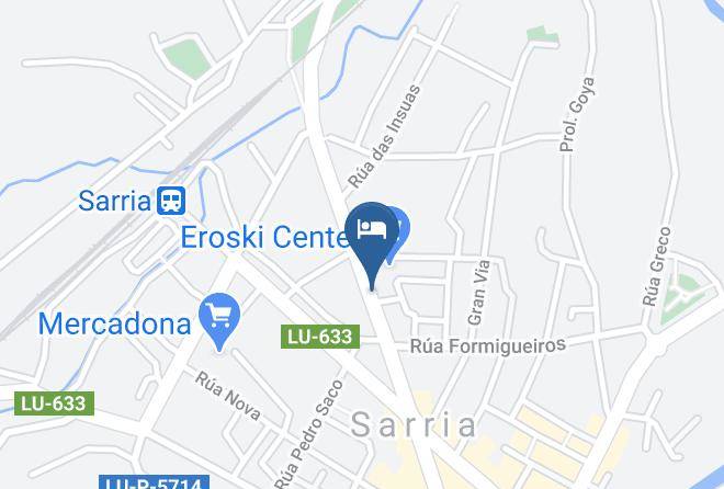 Lugo - Pension La Estacion Maps