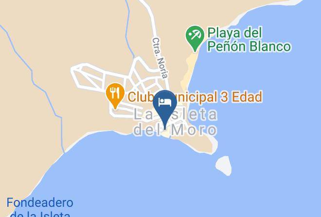 Almeria - Pension La Isleta Del Moro Maps